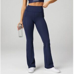 NWOT Fabletics Pureluxe High-Waisted Pocketed Kick Flare Pants Size L